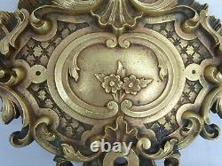 10 Antique French Furniture Bronze Gilt Mounts Medallion Decoration Louis XV