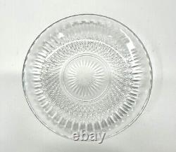 10 beautiful French antique cut crystal plates, possibly Saint Louis c1900