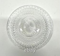 10 beautiful French antique cut crystal plates, possibly Saint Louis c1900