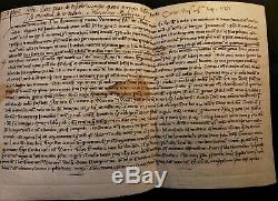 1255 MEDIEVAL PARCHMENT LOUIS IX & INNOCENT IV ERA Handschriften auf Pergament