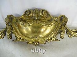 14 Antique French Gilded Bronze Furniture Pediment Decoration Louis XVI St