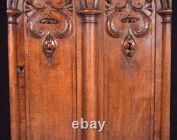 16 Tall French Antique Highly Carved Louis XVI Panel in Walnut Wood Salvage