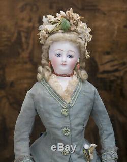 17 Rare Antique French Fashion Bisque Doll Poupee Parisienne by Louis DOLEAC