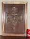 1700's Louis Xiv Style French Antique Painted/gilded Oak Wood Panel