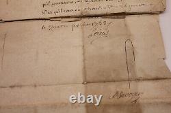 1768 king Louis XV signed military order document MUSEUM QUALITY manuscript