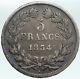 1834 France King Louis Philippe I French Antique Old Silver 5 Francs Coin I87499