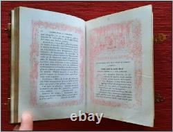 (1862) CLASPED Christian Wedding Book? ENGRAVED? Antique Fine Binding Bible