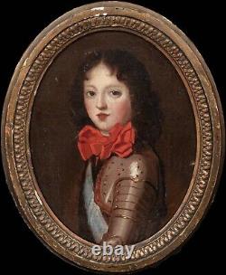 18th Century French Portrait Louis XV King Of France (1710-1774) Pierre Mignard