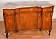 1900 Antique French Louis Xvi Satinwood Inlaid & Marble Top Dresser / Commode