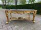 1940s French Louis Xvi Style Coffee Table With Green Marble