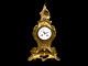 19th Century Bronze Ormulu French Louis Xv Table / Mantel Clock