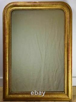 19th Century French Louis Philippe mirror with pretty gilt frame 26 x 36½