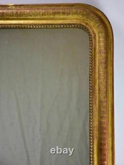 19th Century French Louis Philippe mirror with pretty gilt frame 26 x 36½