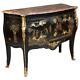 19th Century French Louis Xv Style Gilt Bronze Mounted Chinoiserie Commode