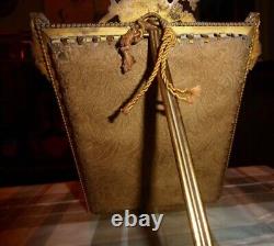 19th Superb French Painting Louise XVI Dore Bronze Picture Frame Bow & Wreath