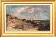 19th Century French Impressionist Beach Landscape Hyeres Louis Appian 1862-1896