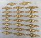 23 French Antique Furniture Ornaments Lot Mid-1900's Brass Louis Xv Style