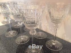 7 Saint Louis Tommy Vintage Antique Crystal Wine/Water Goblets 7 3/4 tall