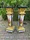 A Unique Pair Of French Louis Xvi Style Collumns/pedestals. Worldwide Shipping