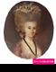 Antique 1780s 18th Century French Miniature Hand Painted Noblewoman Portrait