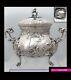 Antique 1880s French Sterling Silver Sugar Bowl Louis Xv Style Minerva 950/1000