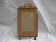 Antique French Brass Beveled Glass Photo Frame, Louis Xvi Style, Late 19th