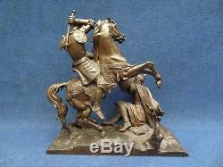 ANTIQUE FRENCH BRONZE AFTER GECHTER mid 19th, Louis Philippe period