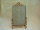 Antique French Bronze Brass Beveled Glass Photo Frame, Louis 15 Style, Late 19th