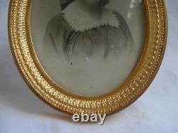 ANTIQUE FRENCH GILT BRONZE BRASS PHOTO FRAME, LOUIS XVI STYLE EARLY 20th CENTURY