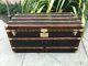 Antique French Goyard Steamer Trunk Lv Louis Vuitton Cabin Purse Louis Vuitton