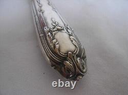 ANTIQUE FRENCH SILVER (800) HANDLE ASPARAGUS SERVER, LATE 19th CENTURY