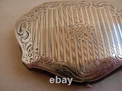 ANTIQUE FRENCH SOLID SILVER COIN PURSE, LATE 19th CENTURY