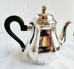 ANTIQUE FRENCH STERLING SILVER 3 Pcs TEA SET TEAPOT SUGAR BOWL LOUIS XIV 41,69oz