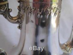 ANTIQUE FRENCH STERLING SILVER COFFEE, TEA POT, LOUIS XV STYLE, LATE 19th CENTURY