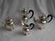 Antique French Sterling Silver Coffee, Tea Set, Louis Xv Style, Late 19th Century