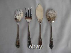 ANTIQUE FRENCH STERLING SILVER DESSERT SERVING SET, EARLY 20th CENTURY