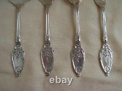 ANTIQUE FRENCH STERLING SILVER DESSERT SERVING SET, LATE 19th CENTURY