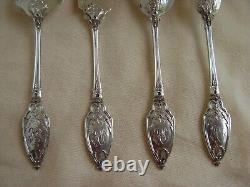 ANTIQUE FRENCH STERLING SILVER DESSERT SERVING SET, LATE 19th CENTURY