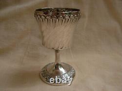 ANTIQUE FRENCH STERLING SILVER EGG CUP, LATE 19th OR EARLY 20th CENTURY