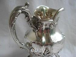 ANTIQUE FRENCH STERLING SILVER MILK JUG, LOUIS XV STYLE, EARLY 20th CENTURY