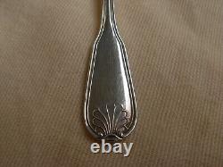 ANTIQUE FRENCH STERLING SILVER MOKA SPOONS, SET OF 12, LATE 19th OR EARLY 20th