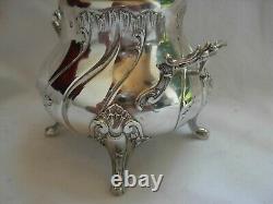 ANTIQUE FRENCH STERLING SILVER SUGAR BOWL, LOUIS 15 STYLE19th CENTURY