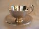 Antique French Sterling Silver Tea Or Chocolat Cup & Saucer, Late19th Century
