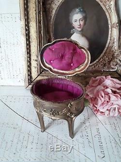 Antikes Schmuckkästchen, antique French boudoir box Louis XIV Stil, gemarkt