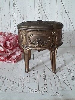 Antikes Schmuckkästchen, antique French boudoir box Louis XIV Stil, gemarkt