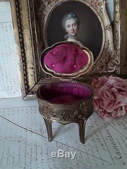 Antikes Schmuckkästchen, antique French boudoir box Louis XIV Stil, gemarkt