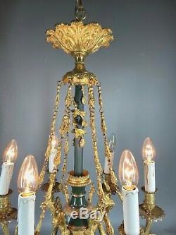 Antique (1880) French Louis XVI chandelier-worldwide free shipping
