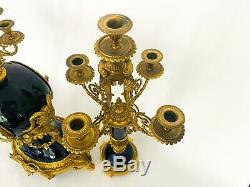 Antique 1890s French Exacta Mantle Clock Louis XVI Style Gilt Bronze De Clercy