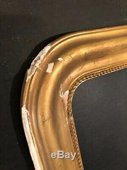 Antique 19th Century French Louis Philippe Style Gold Gilt Frame for Mirror 9b