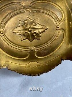 Antique 19th Century French Louis XVI Gilded Samac Jewelry Vanity Box